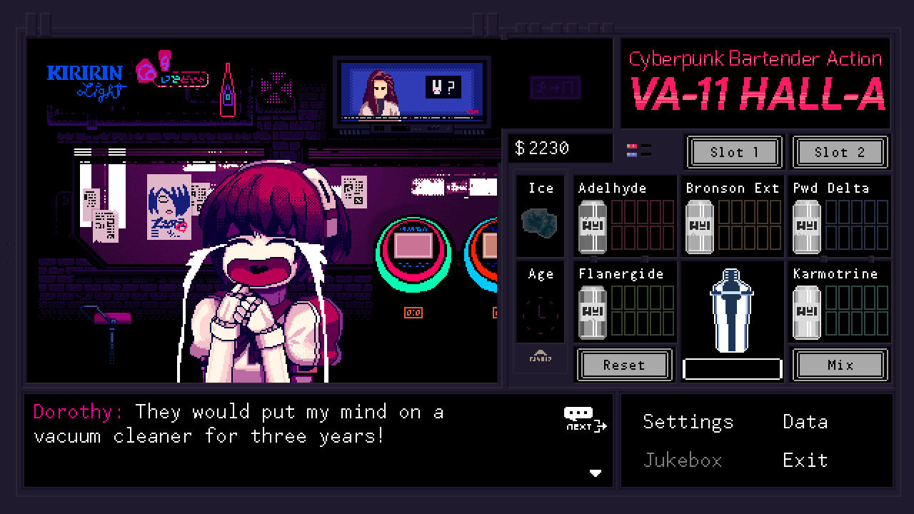 赛博朋克酒保行动/VA-11 Hall-A: Cyberpunk Bartender Action -(1.3)
