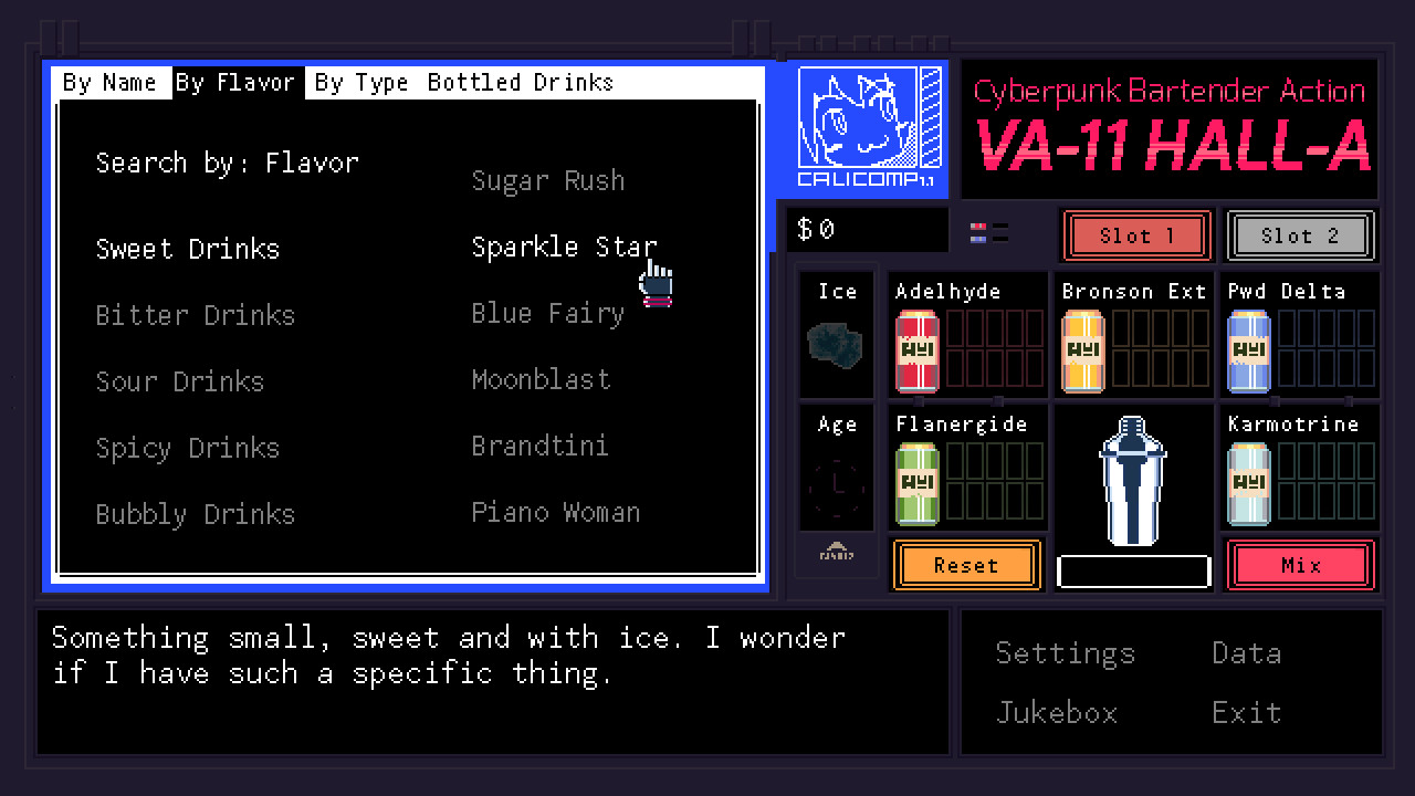 赛博朋克酒保行动/VA-11 Hall-A: Cyberpunk Bartender Action -(1.3)