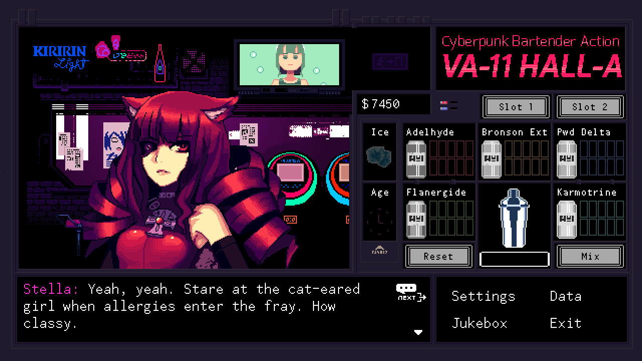 赛博朋克酒保行动/VA-11 Hall-A: Cyberpunk Bartender Action -(1.3)