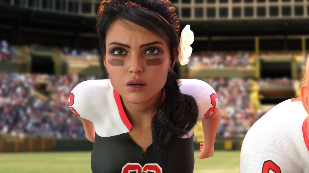 绒球女孩/Touchdown Girls_怀旧游戏网