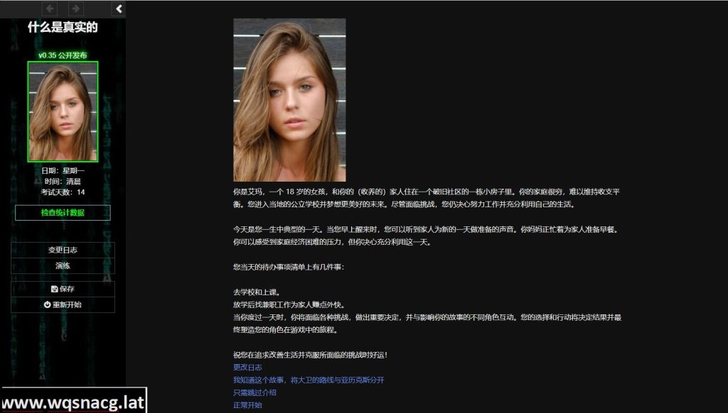 [现实真人HTML浏览器汉化] 什么是真实的？What is real 0.92 christmas edition 浏览器中文7.5G游戏中文版下载|无需安装解压即玩_怀旧游戏网